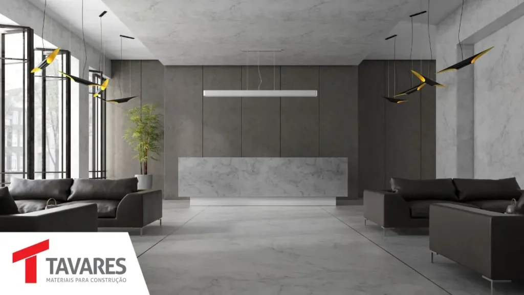 Pisos e porcelanatos modernos com tecnologia e estilo